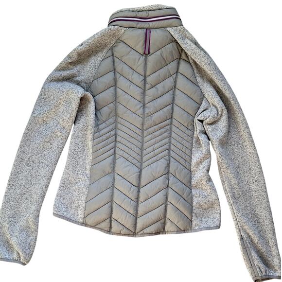 New Express EXP Core Performance Zip Jacket Women Large Puffer Quilted Fleece - Picture 2 of 13